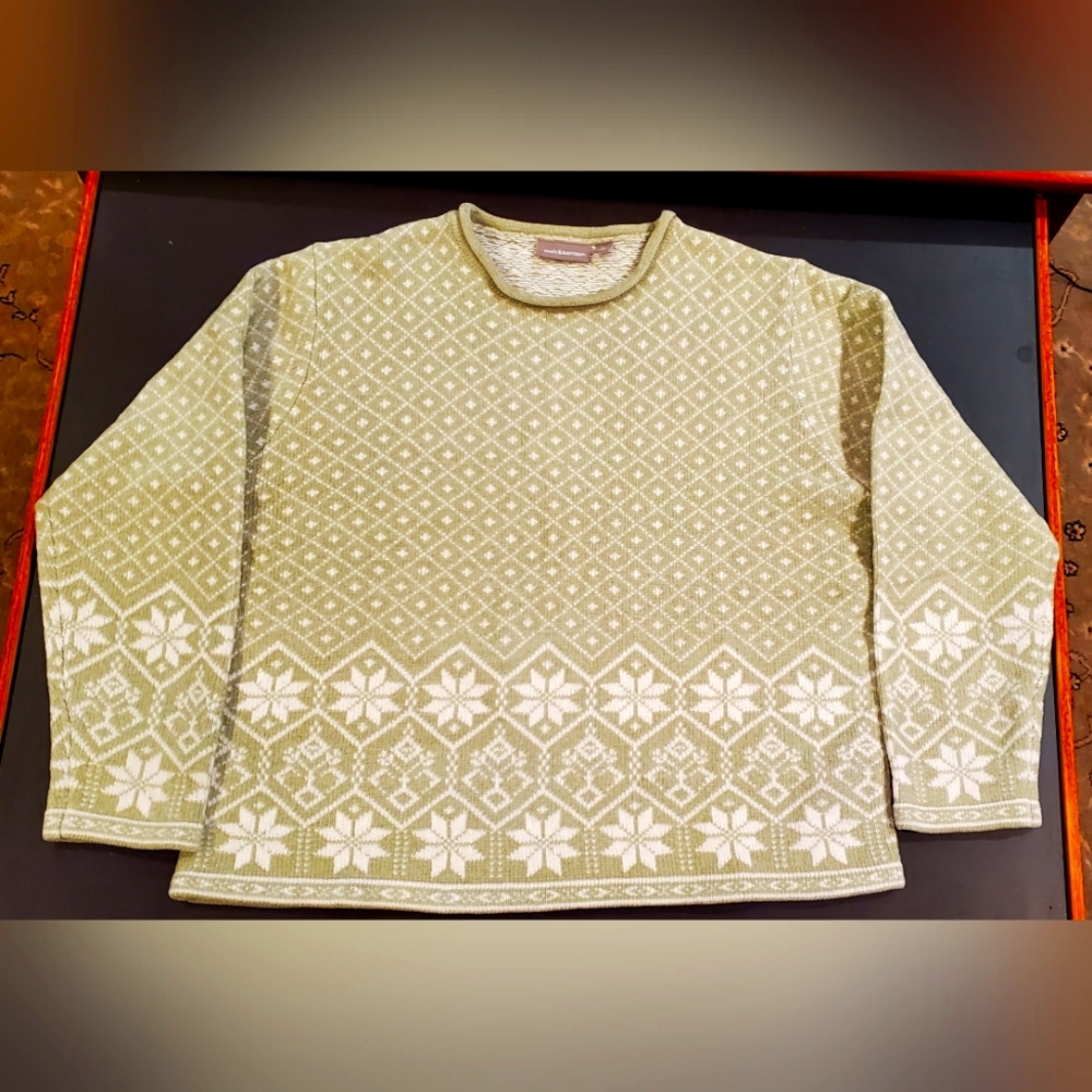 Croft and Barrow Sage Green Ladies Sweater XL
